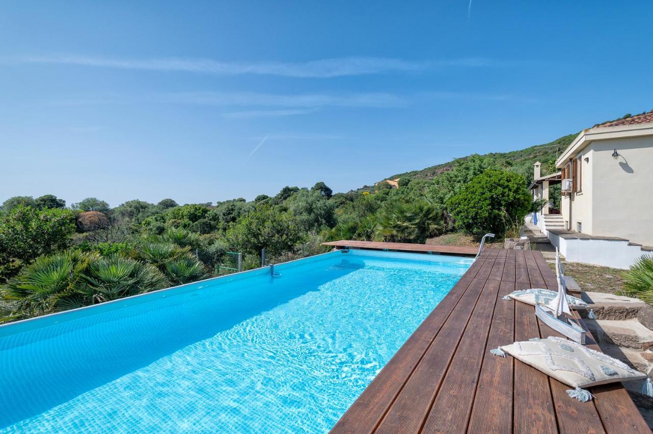 Апартаменты Sardinia Re - Casa Luisa With Pool Альгеро Экстерьер фото